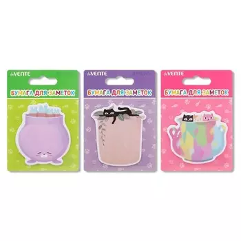 Блок с липким краем 70 х 70 мм, фигурный, deVENTE. Funny Family, 20 листов, 80 г/м, МИКС