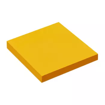 Блок с липким краем, 7676 мм, 100 листов, оранжевый интенсив