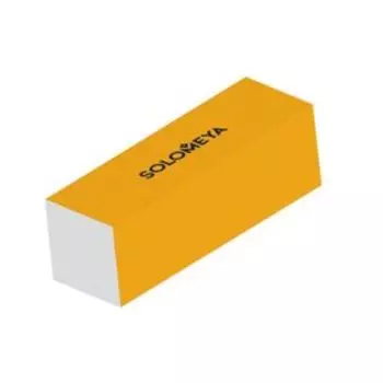 Блок-шлифовщик для ногтей Solomeya, цвет оранжевый