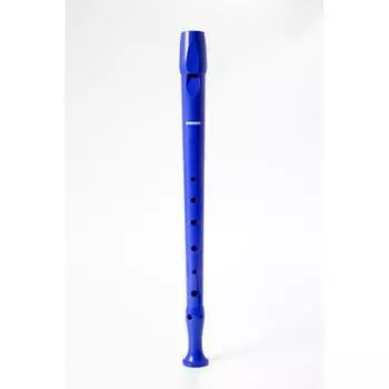 Блокфлейта сопрано HOHNER B9508DB немецкая система, пластик, 1 часть, цвет синий