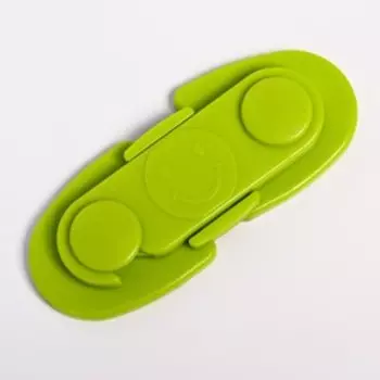 Блокиратор для дверей шкафов, цвет зелёный