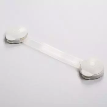 Блокиратор для дверей и ящиков, гибкий, универсальный, 16 см, цвет белый, Крошка Я