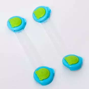 Блокиратор дверей универсальный, 2 шт., цвет зеленый