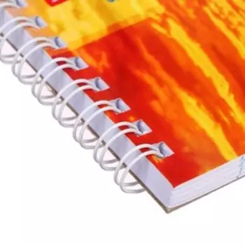 Блокнот А5, 80 листов на гребне "Прекрасные закаты", обложка мелованный картон, УФ-лак, жёсткая подложка, блок 65 г/м²