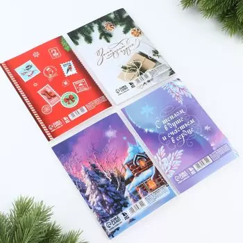 Блокнот детский, А6, 32 листа «Сказочный Новый Год» МИКС