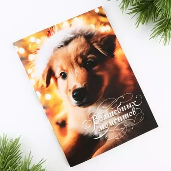 Новый год. Блокнот А6 32 листа «Волшебных моментов»