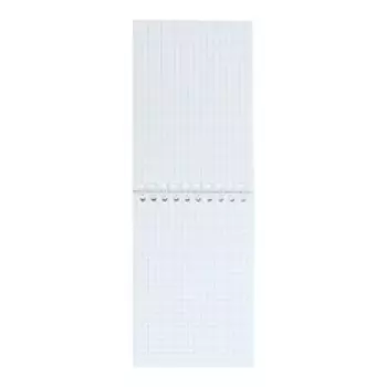 Блокнот А6, 48 листов в клетку на гребне "Золотые треугольники", обложка мелованный картон, ламинация с блёстками, блок офсет