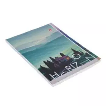 Блокнот А7, 40 листов на скрепке "Природа", МИКС