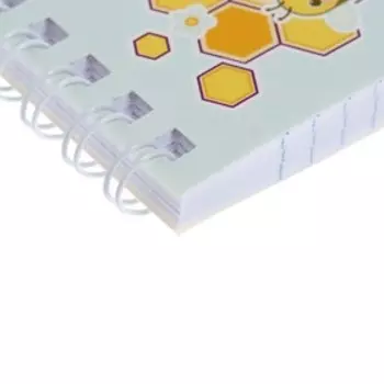 Блокнот А7, 60 листов в клетку, на гребне "Забавные ушки", обложка мелованный картон, блок 65 г/м2