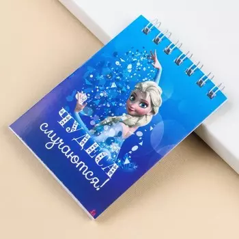 Блокнот на гребне «Холодное сердце», Disney, 32 листа, А7