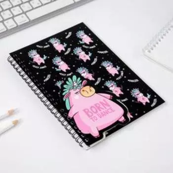 Блокнот на спирали А5 и мини блокнот Born to dance