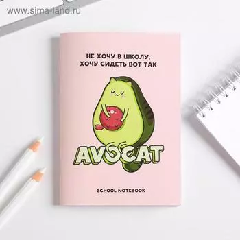 Блокнот "Не хочу в школу, хочу сидеть" 32 листа