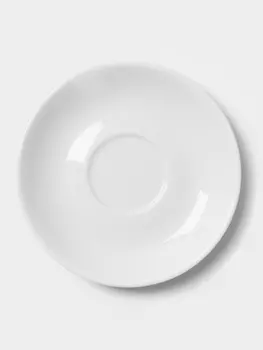 Блюдце Hanna Knvell, d=10 см, к чашке 60 мл, фарфор, белое