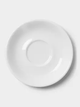 Блюдце Hanna Knvell, d=12 см, к чашке 80 мл штабелируемой, фарфор, белое