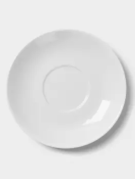 Блюдце Hanna Knvell, d=14.3 см, к чашке 200 мл, фарфор, белое