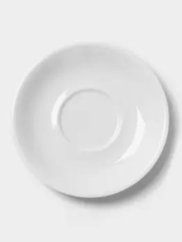 Блюдце Hanna Knvell, d=14.7 см, к чашке 250 мл штабелируемой, фарфор, белое