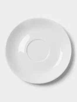 Блюдце Hanna Knvell, d=16.5 см, к чашке 300 мл, фарфор, белое