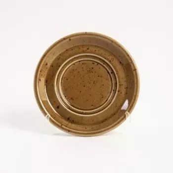 Блюдце «Натура» 17см, браун