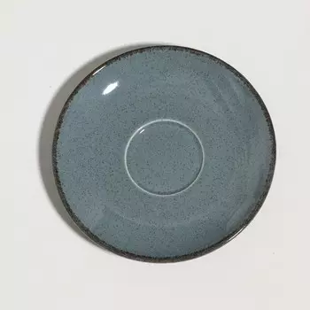 Блюдце «Pearl», d=14,5 см , синее, фарфор