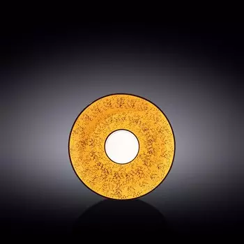 Блюдце Wilmax England Splach, d=15 см, цвет жёлтый