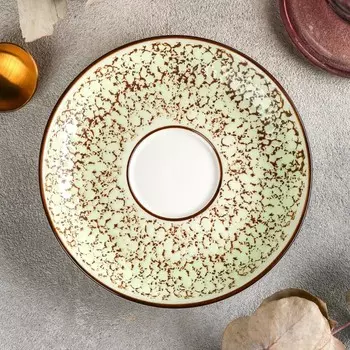 Блюдце Splash, d=12 см, цвет фисташковый