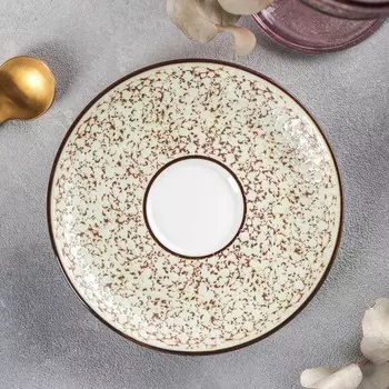 Блюдце Splash, d=14 см, цвет фисташковый