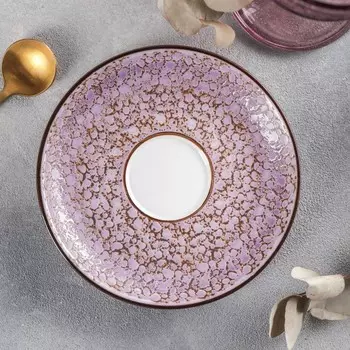 Блюдце Splash, d=14 см, цвет сиреневый