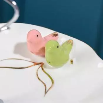 Блюдо 2-х ярусное «Колибри», 20/26 см