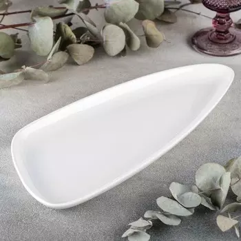 Блюдо фарфоровое Wilmax, 3615 см, цвет белый