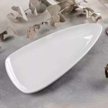 Блюдо фарфоровое Wilmax, 4117,5 см, цвет белый