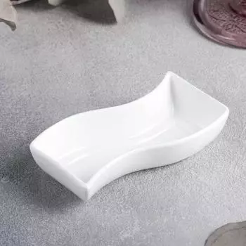 Блюдо фарфоровое Wilmax, 9,55,5 см, цвет белый