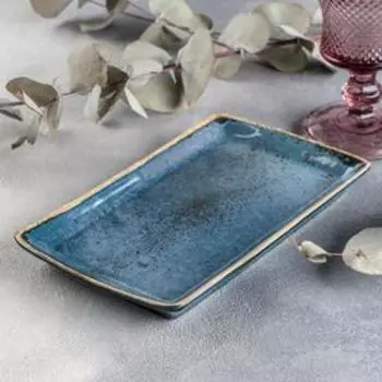 Блюдо фарфоровое Blu reattivo, 1220,5 см