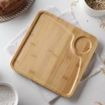 Блюдо для подачи Доляна «Бамбук», 24×24 см