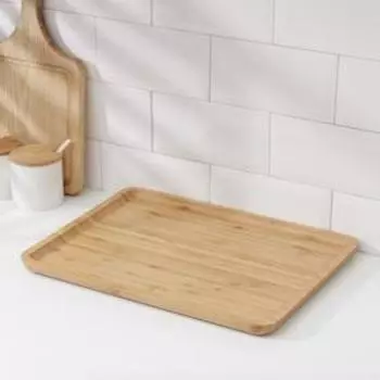 Блюдо для подачи Доляна Striata, 40302 см, бамбук