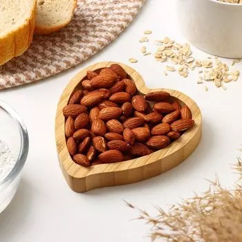 Блюдо для подачи Доляна Striata heart, 1312,52 см, бамбук