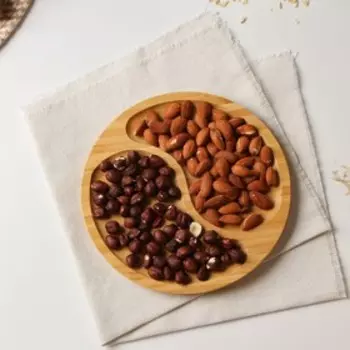 Менажница Доляна «Инь и ян», 20201.5 см, бамбук