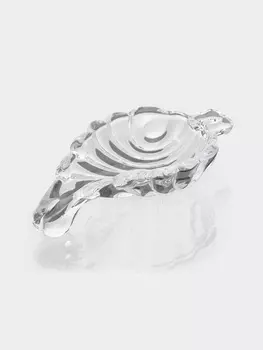 Блюдо для подачи «Лист» 13.57.23.5, стекло, прозрачное