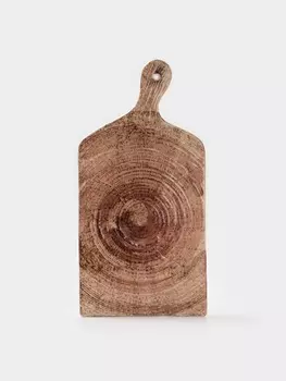 Блюдо для подачи Magistro Wood, 36.5181.2 см, фарфор, коричневое