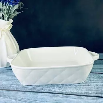 Блюдо для запекания Lenardi Bianco, 33 см