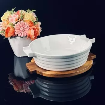 Блюдо для запекания Lenardi, d=24 см