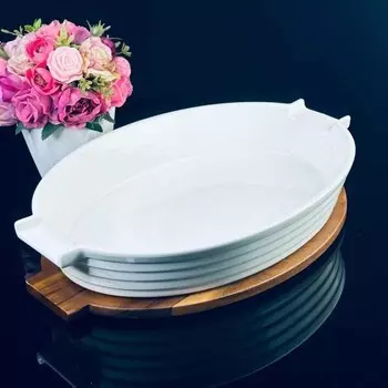 Блюдо для запекания Lenardi, длина 38 см