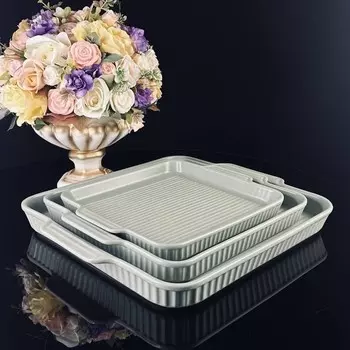 Блюдо для запекания Lenardi, квадратное, 25х25 см