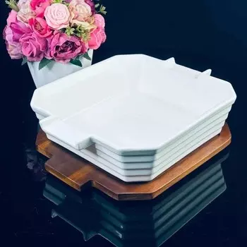 Блюдо для запекания Lenardi, квадратное, 25х5х25.5 см