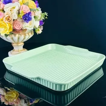 Блюдо для запекания Lenardi, квадратное, 35.5х35.5 см