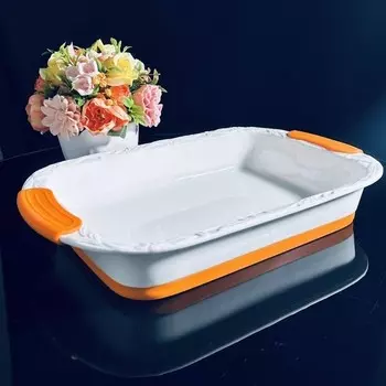 Блюдо для запекания Lenardi, размер 38.5х24.5х6.5 см