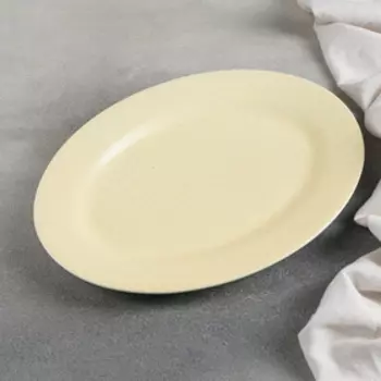 Блюдо Доляна «Амелия», 29,5×20 см, цвет жёлтый