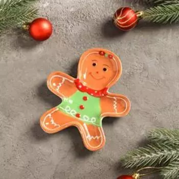 Блюдо Доляна «Пряник», 12×10,5 см