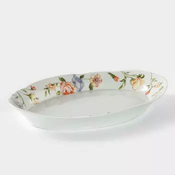 Блюдо фарфоровое «Тиффани», 330 мл