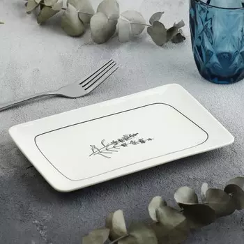 Блюдо керамическое Flower, 20.512.51.8 см