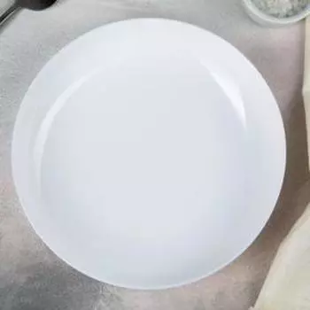 Блюдо стеклокерамическое Friends' time, d=21 см, цвет белый